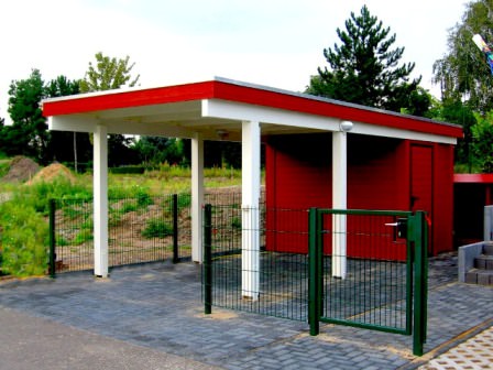 Carport mit Ger?eraum