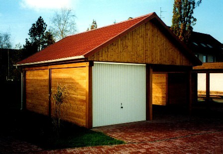 Fertiggaragen aus Holz